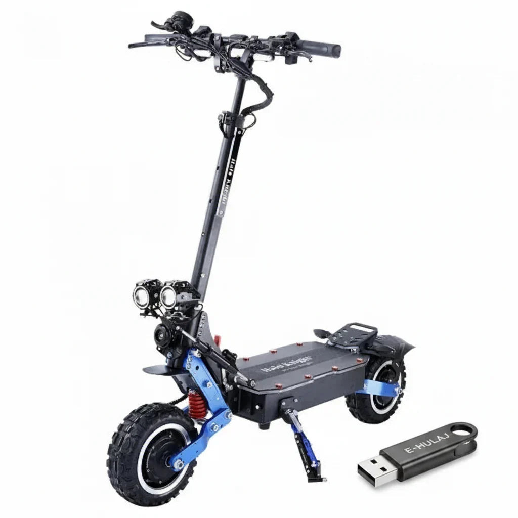Hulajnoga Elektryczna Halo Knight T108 Pro Opony Terenowe 11 Cali Silniki 3000W*2 Prędkość Maks. 95km/h - kukirinhub.app