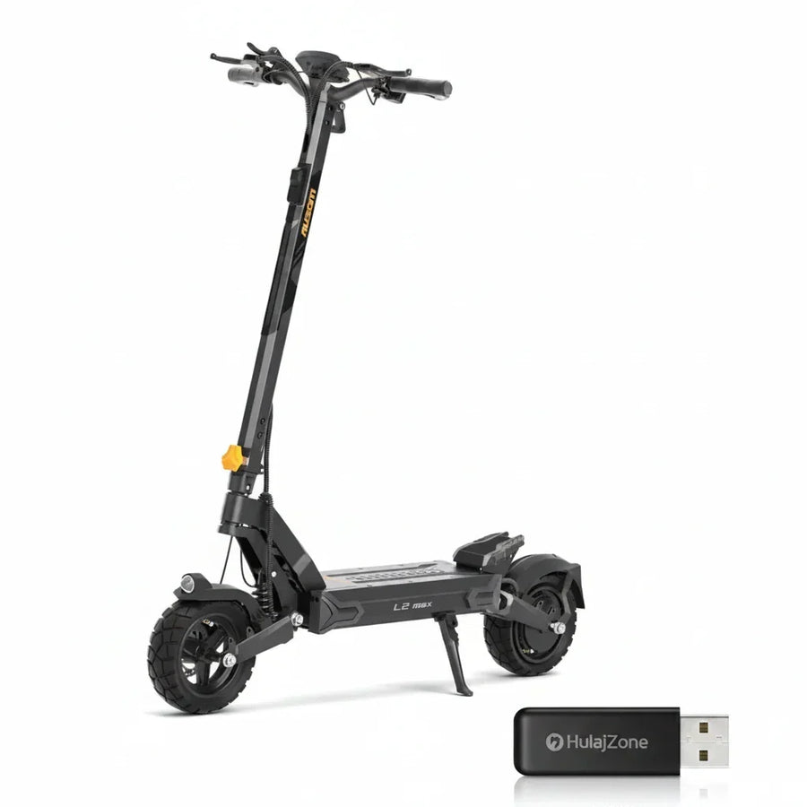 Jednosilnikowa składana hulajnoga elektryczna Ausom L2 Max, silnik 1000W, 50km/h, bateria 48V 20,8Ah, opony bezdętkowe 10x3 cali - kukirinhub.app