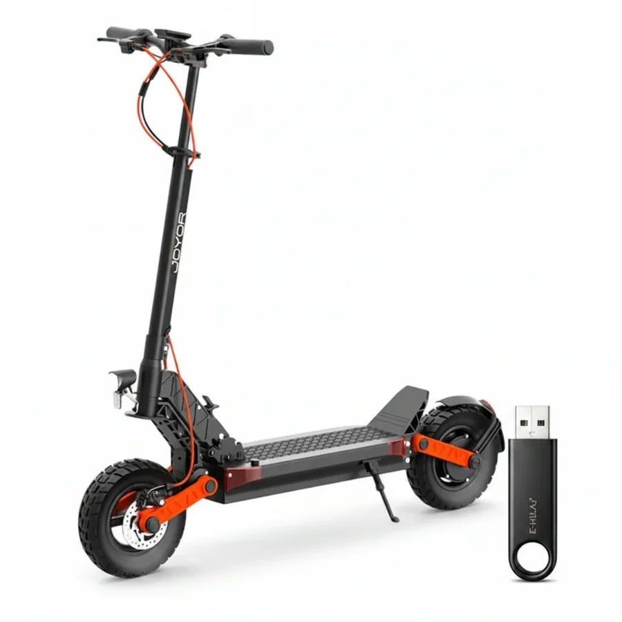 Joyor S8, silnik 600W, bateria 48V 26AH, 10-calowe opony, maks. prędkość 25km/h, zasięg 90km - kukirinhub.app